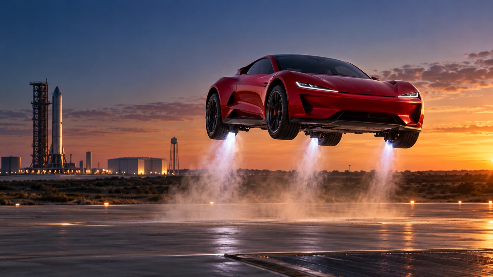 سيارة إيلون ماسك «الطائرة» تظهر في تكساس.. ماذا تستطيع Tesla Roadster فعله فعلًا؟